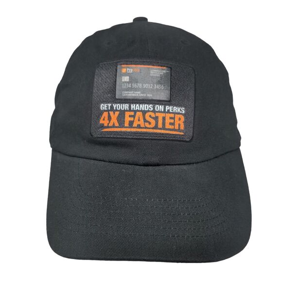 Home Depot Pro Xtra Hands On Perks 4X Faster Slideback Hat Black One Size - Picture 1 of 7